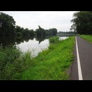Wir fuhren weiter auf dem Labe-/Elbe-Radweg